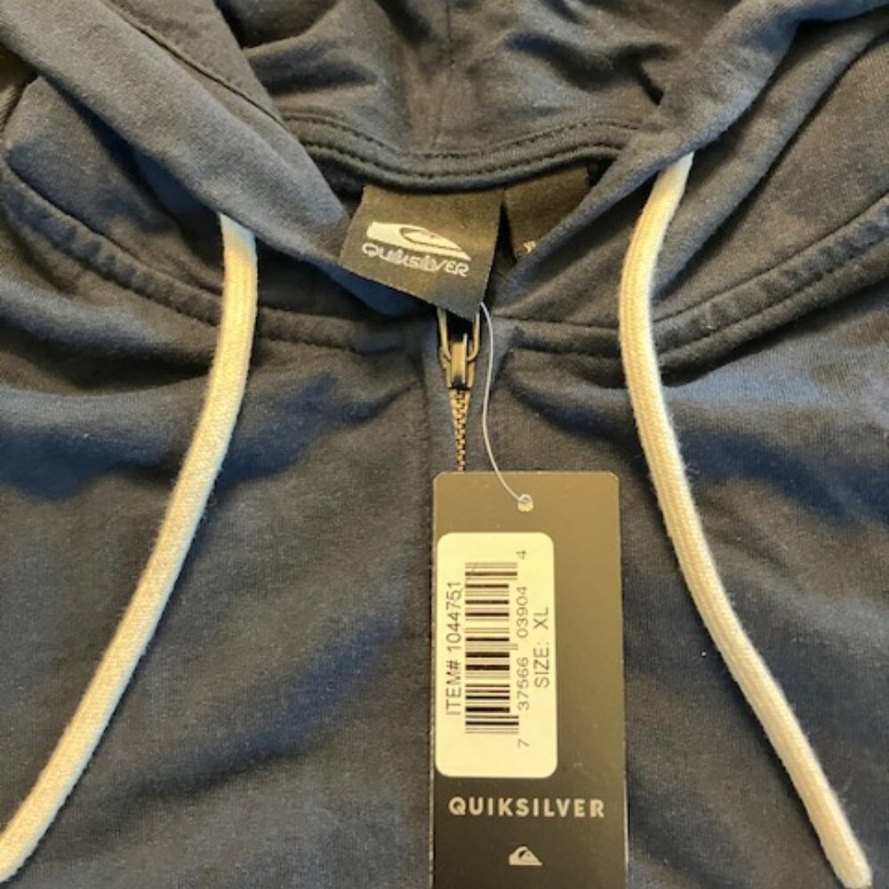 Quicksilver Men Zip Up Hoodie - Picture 2 of 6